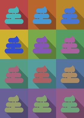 Poop Icons Pop Art 5