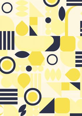yellow geometric pattern 