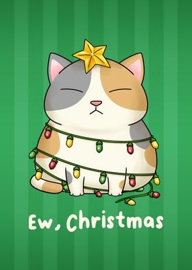 Ew Christmas Cat Calico