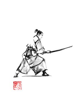 samurai en garde