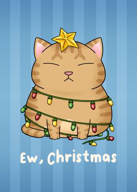 Ew Christmas Cat Orange