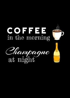 Coffee AM Champagne Night