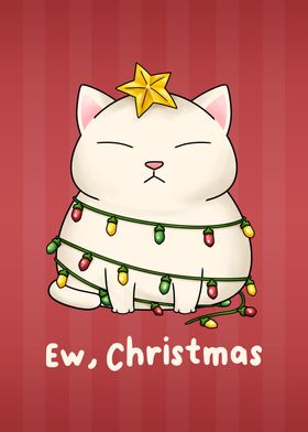 Ew Christmas Cat White