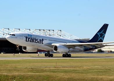 Air Transat A330 takeoff