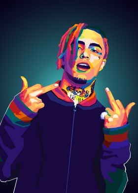 Lil Pump Wpap Pop Art