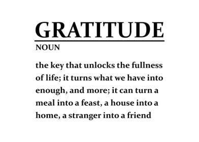Gratitude Definition