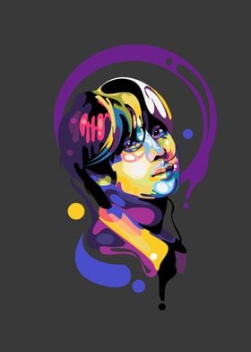 Jin BTS pop art