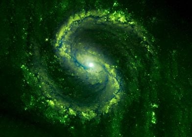 Spiral Galaxy in Space