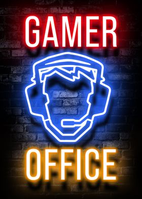 Gamer office gaming