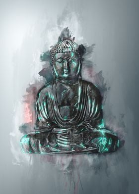 Buddha Abstract Painting
