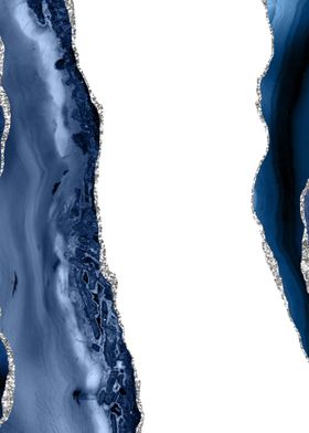 Navy Silver Agate Textu 14