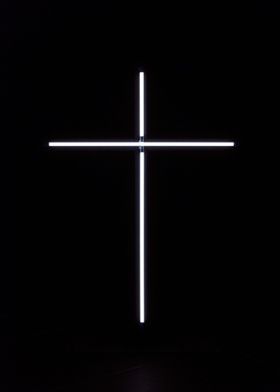 Neon Christian Cross