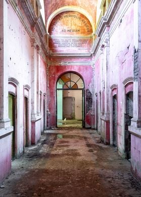 Pink Hallway