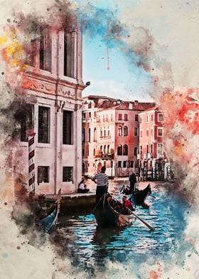 Venice Italy Watercolor