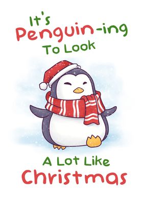 Cute Penguin Christmas