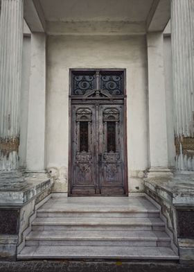 old manor entrance