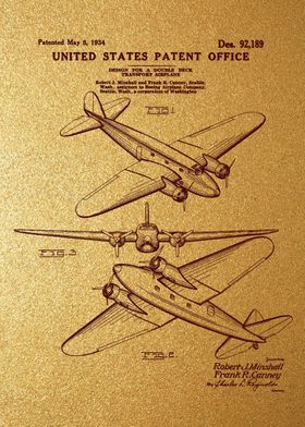 68 Boeing 247 Patent