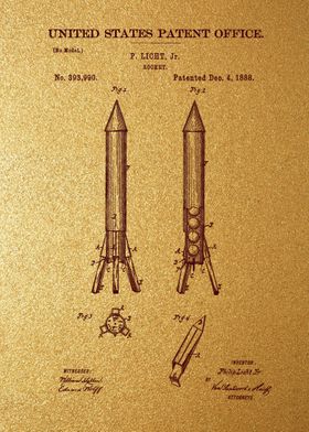 65 Rocket Patent 1888