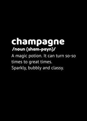 Champagne Definition Fun