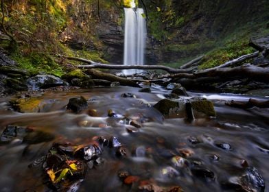 Henrhyd Falls at Coelbren