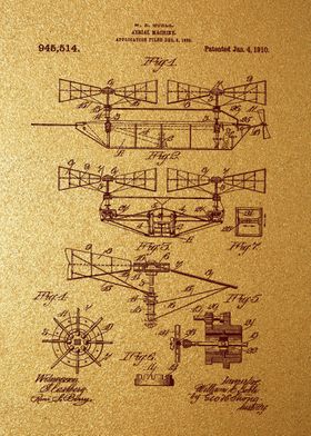 75 1910 Aerial Machine Pa