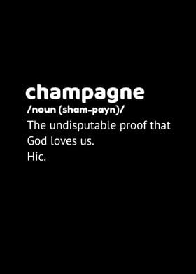 Champagne Definition God