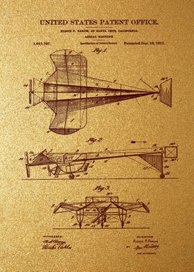 72 Aerial Machine Patent 