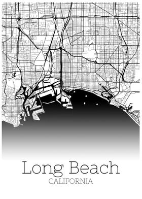 Long Beach California map