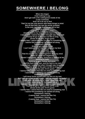 Lyric linkin park