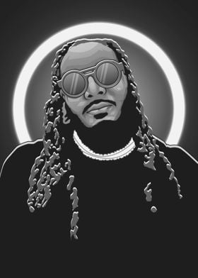 T Pain Grayscale