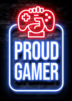 Proud gamer gaming quote