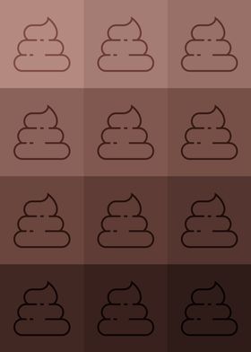 Poop Icons Pop Art 7