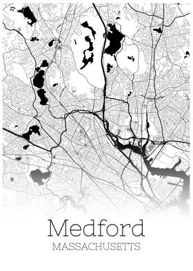 Medford Massachusetts map