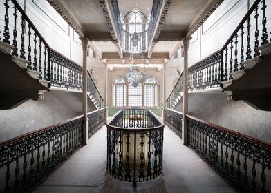 Abandoned Palace Stairs