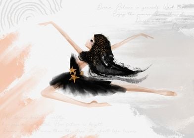 Ballerina Watercolor