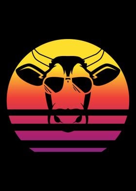 Cow Retro Vintage