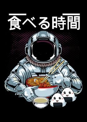 Japanese Ramen Astronaut