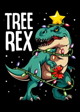 Tree Trex Lights Dinosaur