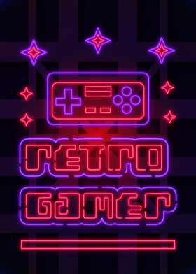 Retro Gamer Poster