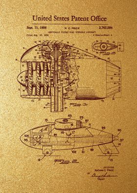 90Aircraft Motor Patent