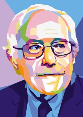 Bernie Sanders pop art