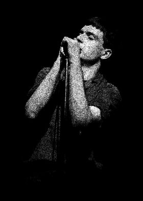 Ian Curtis Black and White