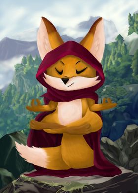 Meditating Fox