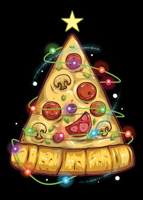 Pizza Christmas Tree Light