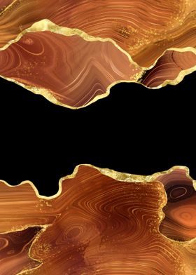 Orange Gold Agate Textu 02