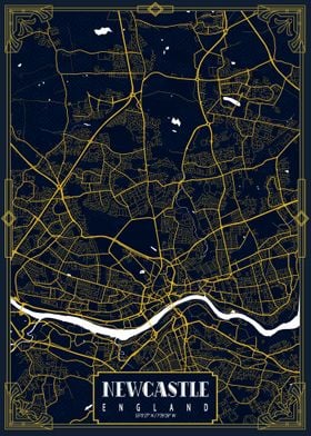 Gold Art Deco City Maps-preview-1