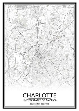 Charlotte White Map