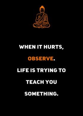 motivational buddha art