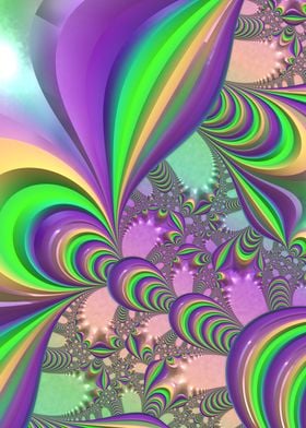 Colorful Groovy Fractal