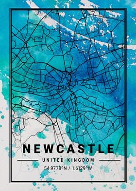 Newcastle Antlia Watercolo